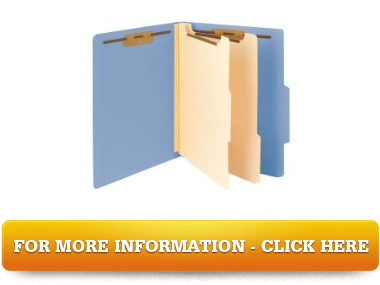 Smead Classification File Folder, 2 Divider, 2 Expansion, Letter Size, Blue, 10 per Box 14001 Of
